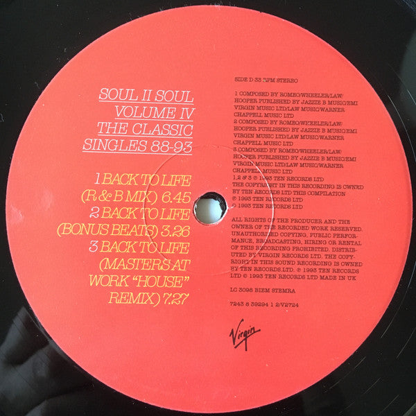 Volume IV - The Classic Singles 88-93