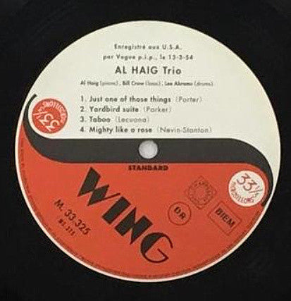 Al Haig Trio