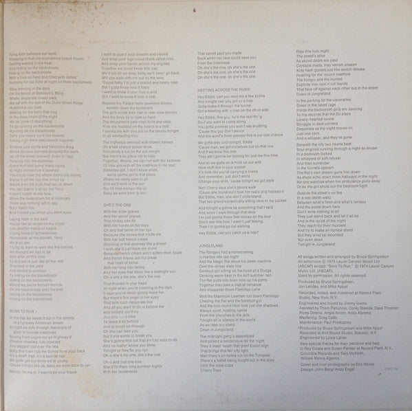 Born To Run = 明日なき暴走