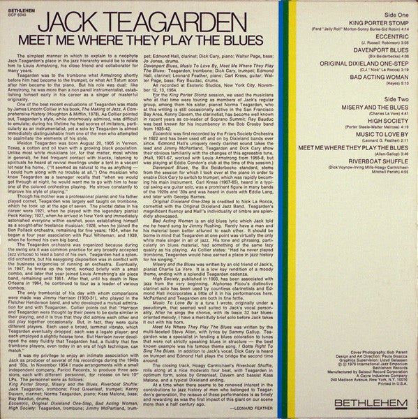 Meet Me Where They Play The Blues