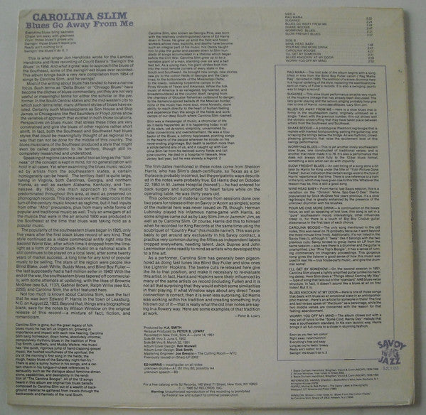 Blues Go Away From Me