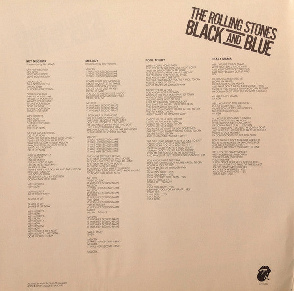 Black And Blue = ブラック・アンド・ブルー