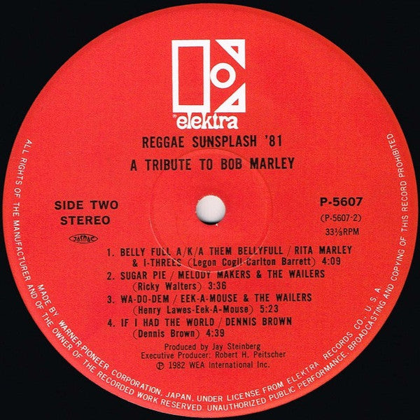 Reggae Sunsplash '81 A Tribute To Bob Marley