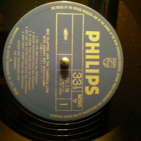 Eric Clapton And The Yardbirds Live With Sonny Boy Williamson