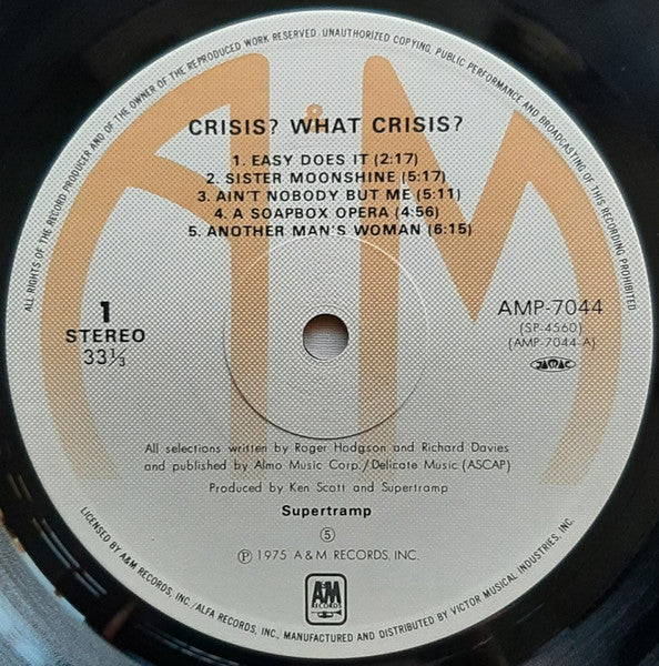 Crisis? What Crisis?