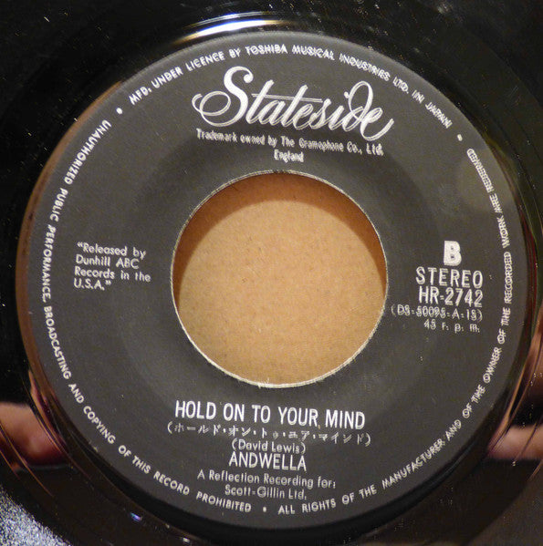 Hold On To Your Mind / I Got a Woman