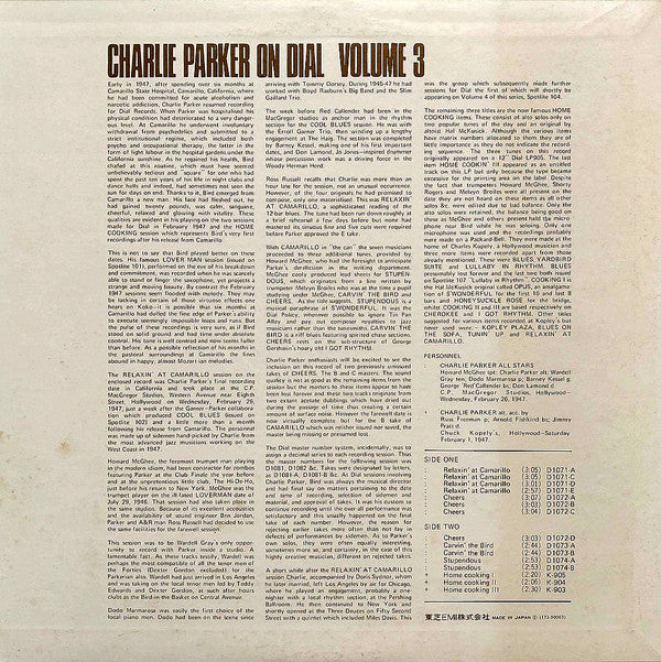 Charlie Parker On Dial Volume 3