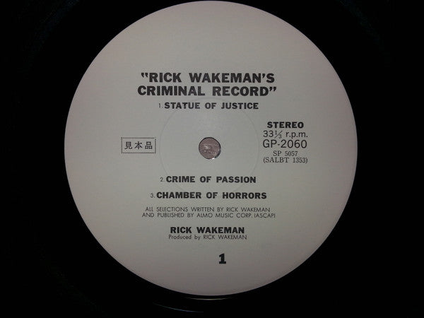 Rick Wakeman's Criminal Record