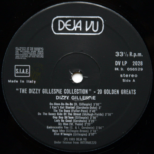 The Dizzy Gillespie Collection - 20 Golden Greats