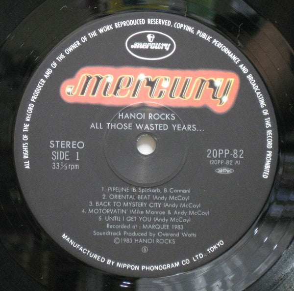 "All Those Wasted Years..."