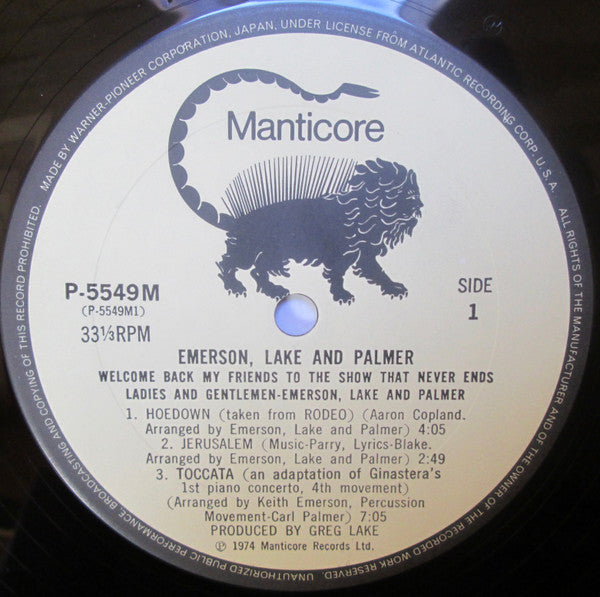 Welcome Back My Friends To The Show That Never Ends - Ladies And Gentlemen