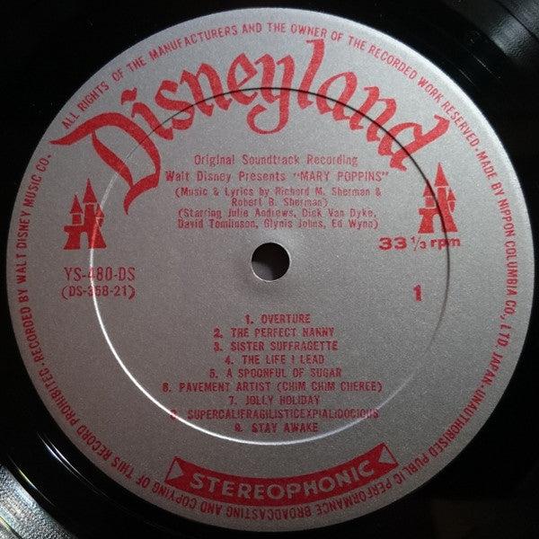 Walt Disney Presents Mary Poppins (Original Soundtrack Recording)