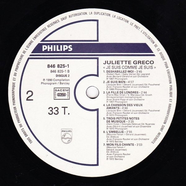 Je Suis Comme Je Suis