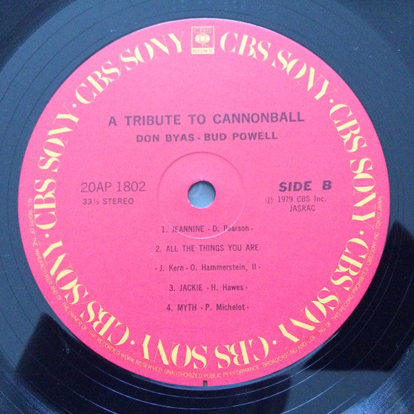 A Tribute To Cannonball