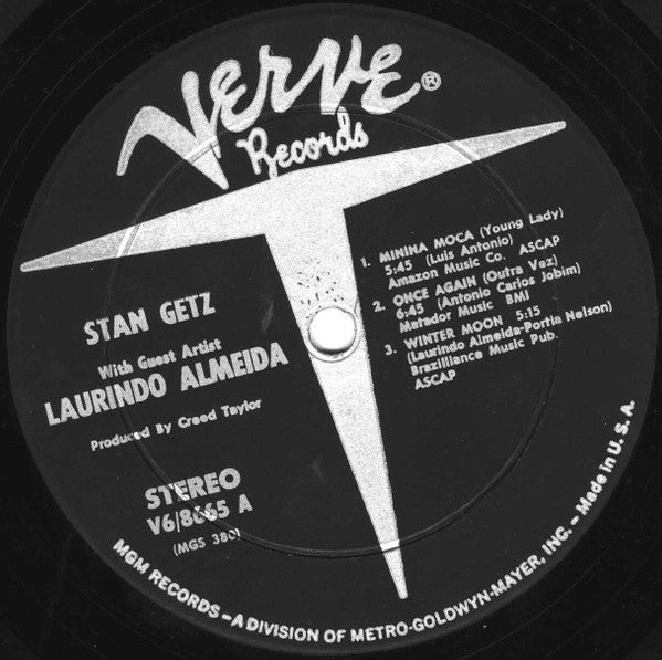 Stan Getz With Guest Artist Laurindo Almeida