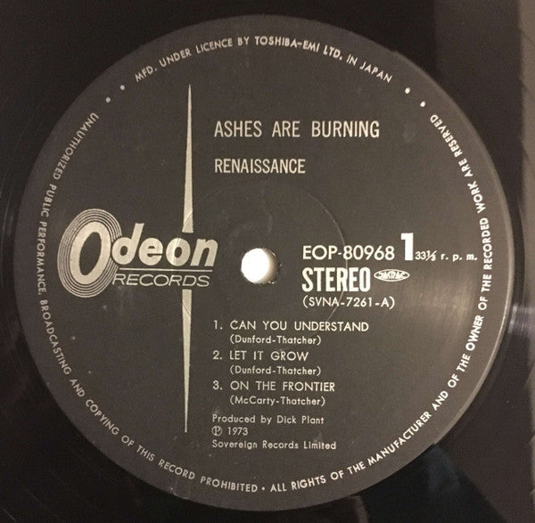 Ashes Are Burning