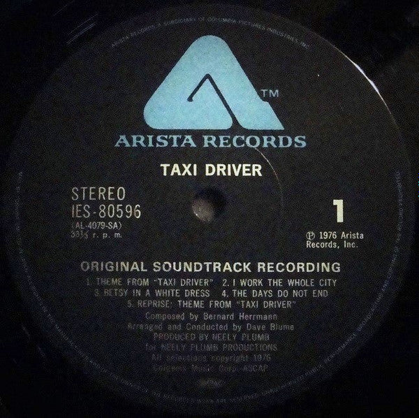 Taxi Driver - Original Soundtrack Recording