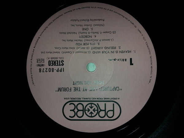 Captured Live At The Forum