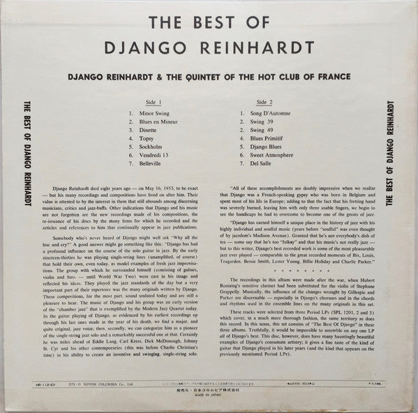 The Best Of Django Reinhardt