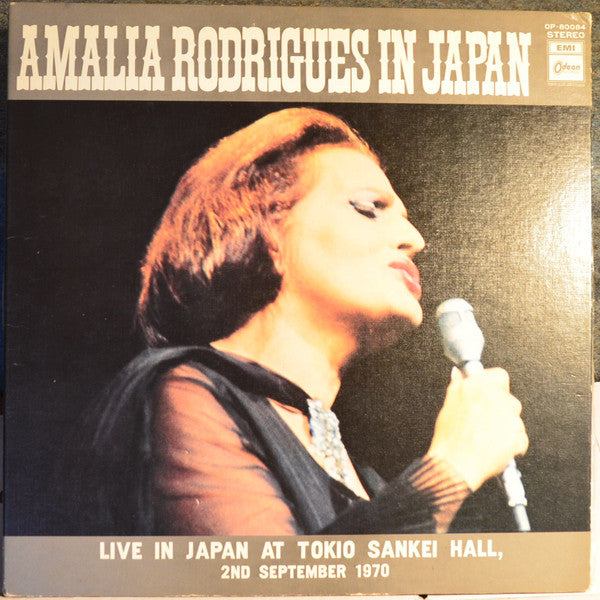 Amalia Rodrigues In Japan - Live In Japan At Tokio Sankei Hall, 2nd September 1970