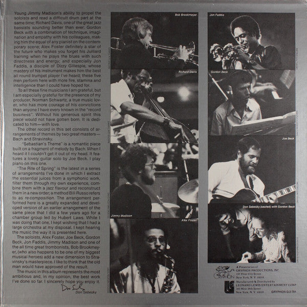 Three Works For Jazz Soloists & Symphony Orchestra