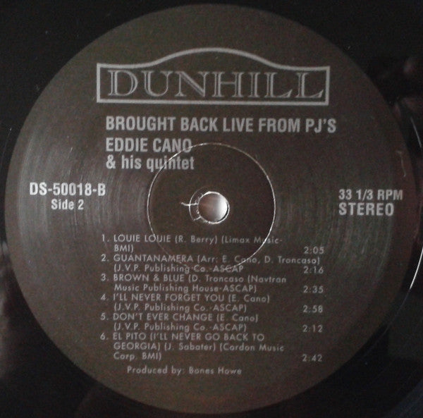 Brought Back Live From PJ's