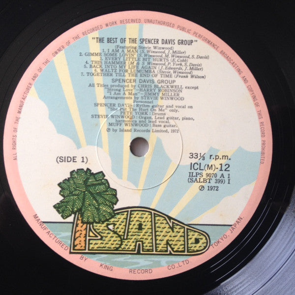 The Best Of The Spencer Davis Group Featuring Stevie Winwood