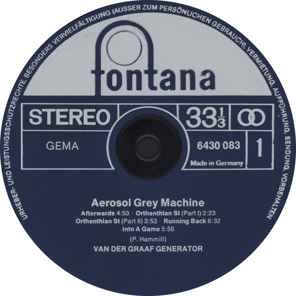 The Aerosol Grey Machine