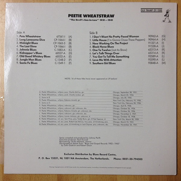 Release: Unknown Release-Vinyl-Netherlands-1987-OT-1200-5029766