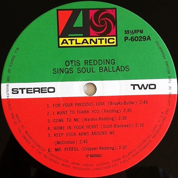 The Great Otis Redding Sings Soul Ballads