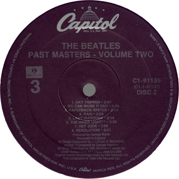 Past Masters - Volumes One & Two