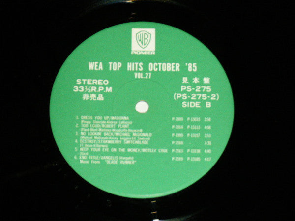 WEA Top Hits October '85 Vol. 27