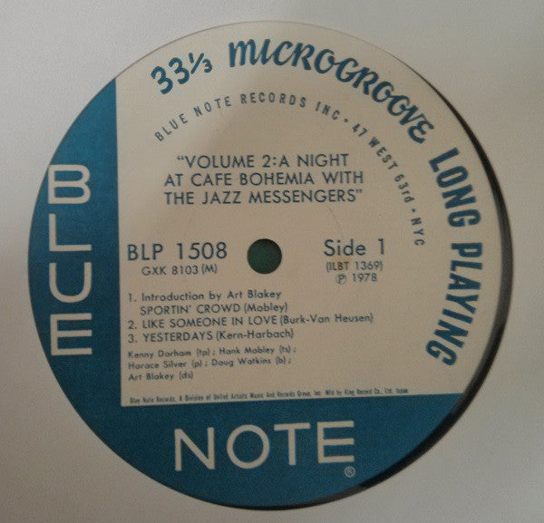 At The Cafe Bohemia Volume 2