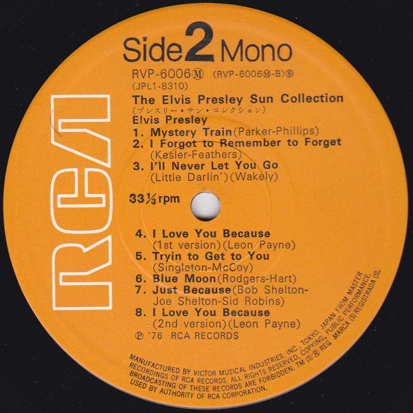 The Elvis Presley Sun Collection = プレスリー・サン・コレクション