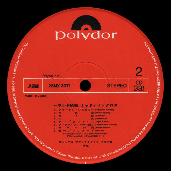 Blow Out (Original Sound Track Score From The Motion Picture)