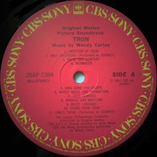 Tron - Original Motion Picture Soundtrack = トロン オリジナル・サウンドトラック盤