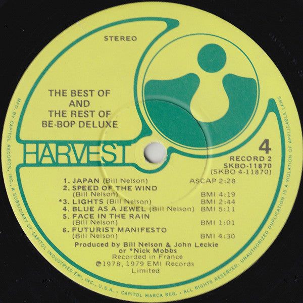 The Best Of And The Rest Of Be Bop Deluxe