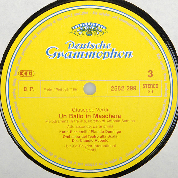 Un Ballo In Maschera = Ein Maskenball = Un Bal Masqué