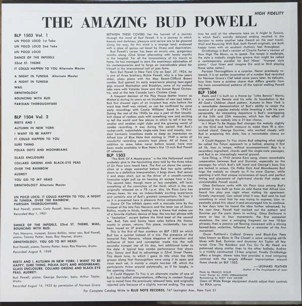 The Amazing Bud Powell, Volume 2