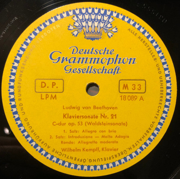 Klaviersonate Nr. 21 C-Dur Op. 53 (Waldstein- Sonate) / Klaviersonate Nr. 22 F-Dur Op. 54