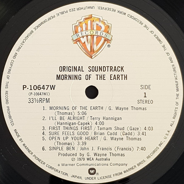 Morning Of The Earth (Original Film Soundtrack)
