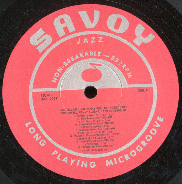 Fats Bud-Klook-Sonny-Kinney (Memorial Album Number One)