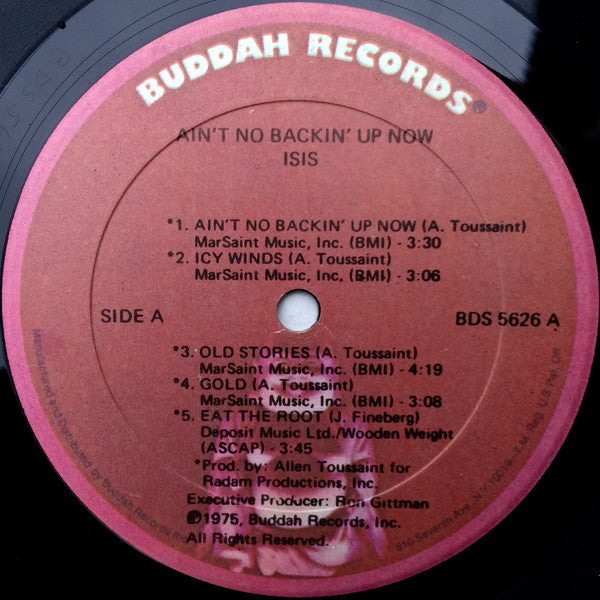 Ain't No Backin' Up Now