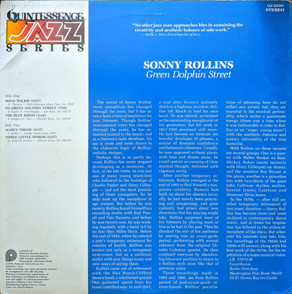 Green Dolphin Street