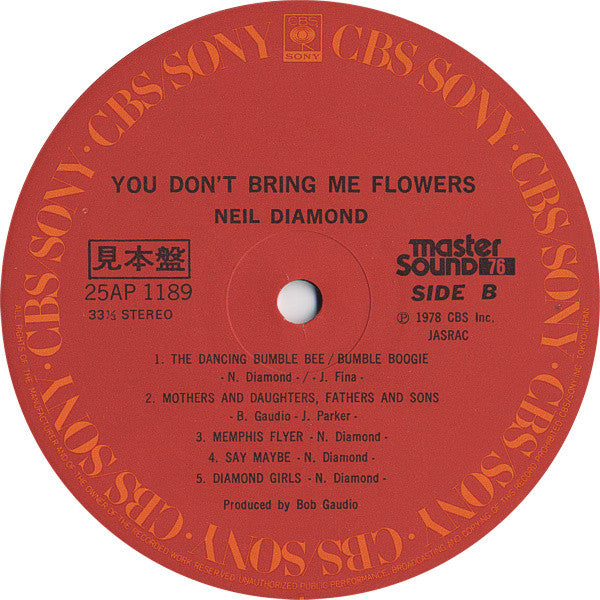 You Don't Bring Me Flowers