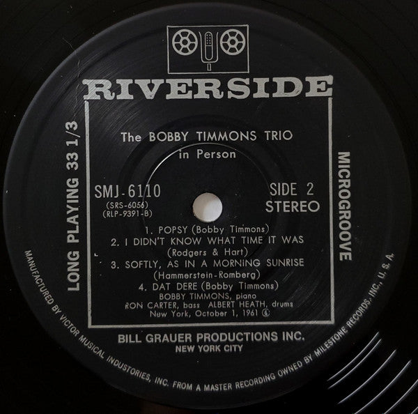 In Person - Recorded 'Live' At The Village Vanguard