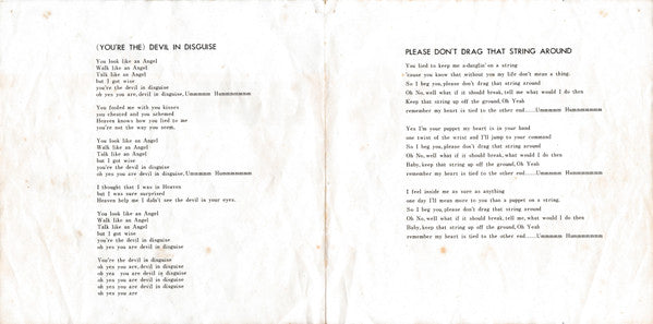 悲しき悪魔 = (You're The) Devil In Disguise