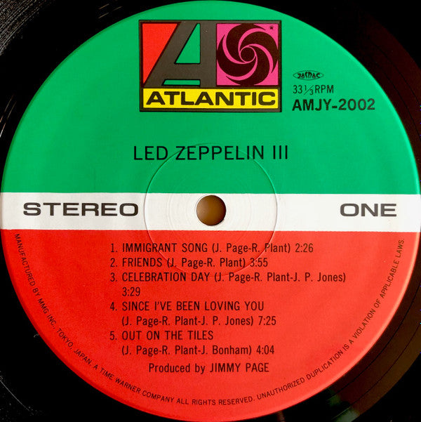 Led Zeppelin III = レッド・ツェッペリン III
