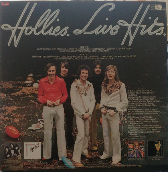 Hollies Live Hits