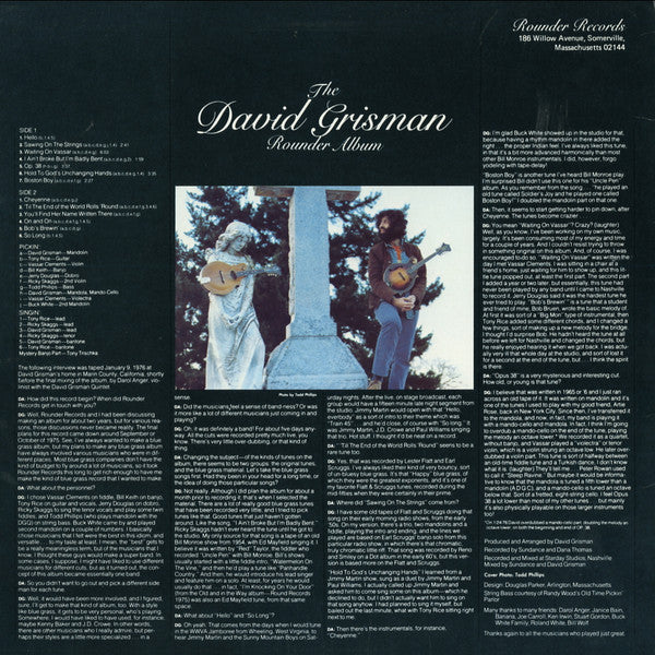 The David Grisman Rounder Album